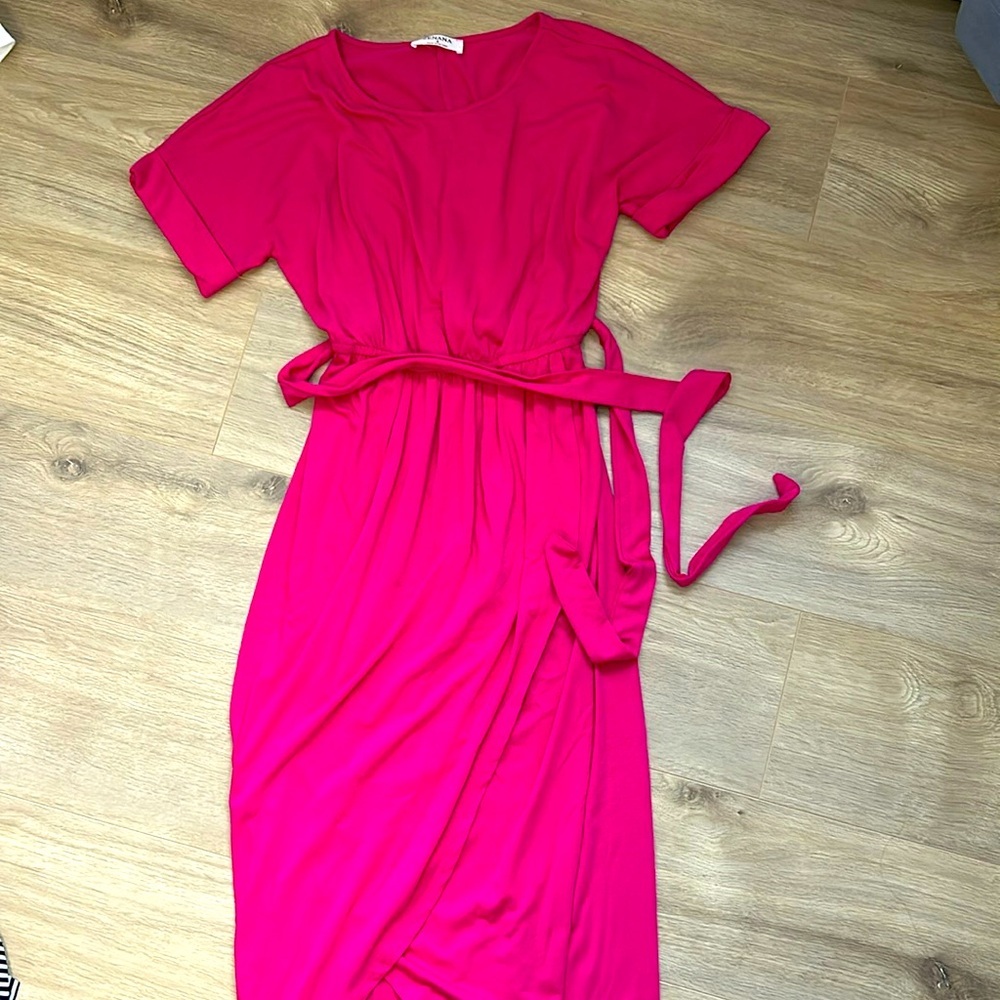 Zenana Wrap Dress - Picture 1 of 2